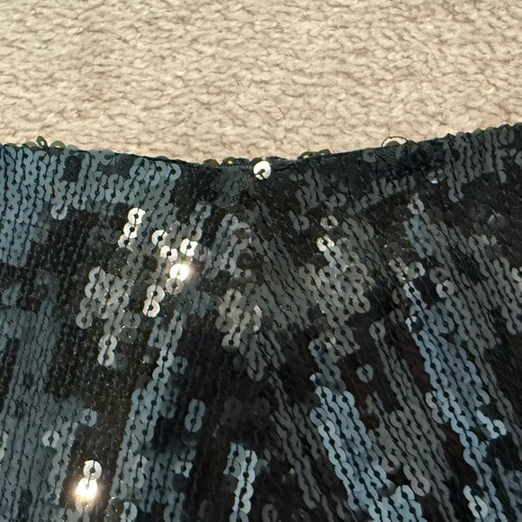 Ralph Lauren Black Sequin Mini Skirt - Picture 3 of 5
